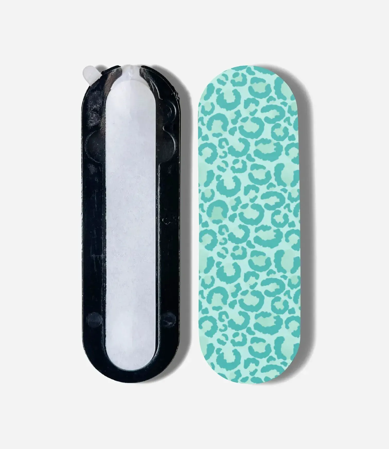 Aqua Leopard Print Pop Slider