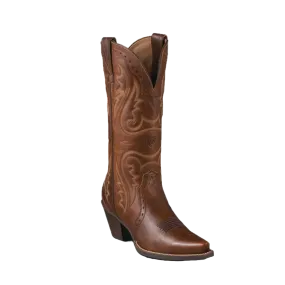 Ariat Ladies Heritage Vintage Carmel X Toe Western Boots 10005908