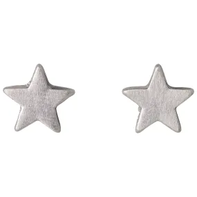 AVA recycled star earrings silver-plated