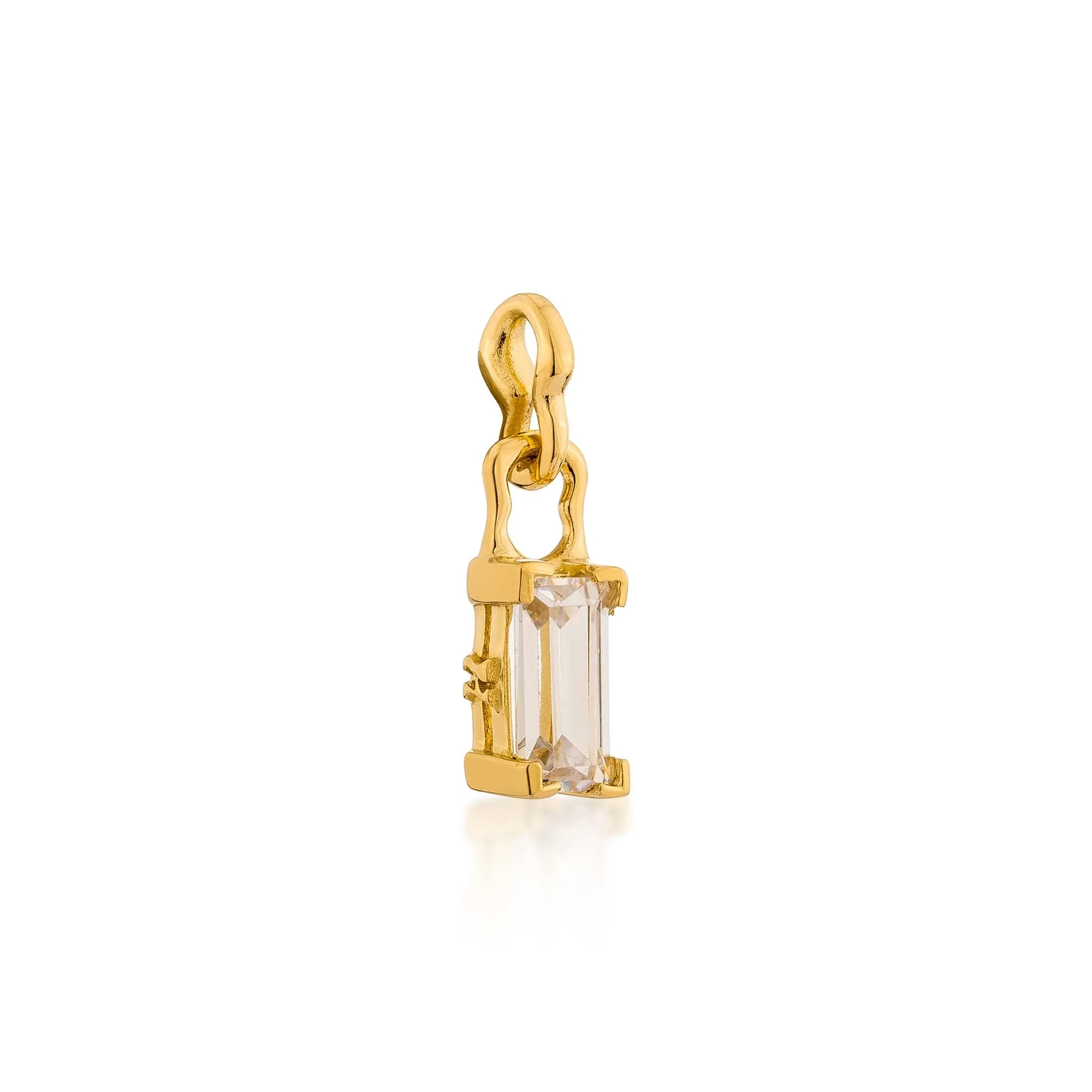 Baguette Pendant - Gold