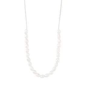 BERTHE pearl necklace silver-plated