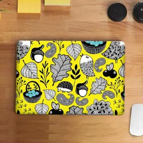 Bird yellow Laptop Skin