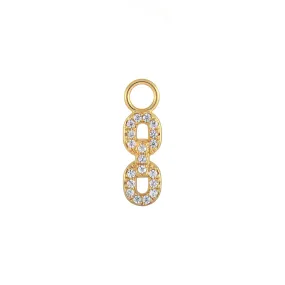 Cuban Chain Pave Charm