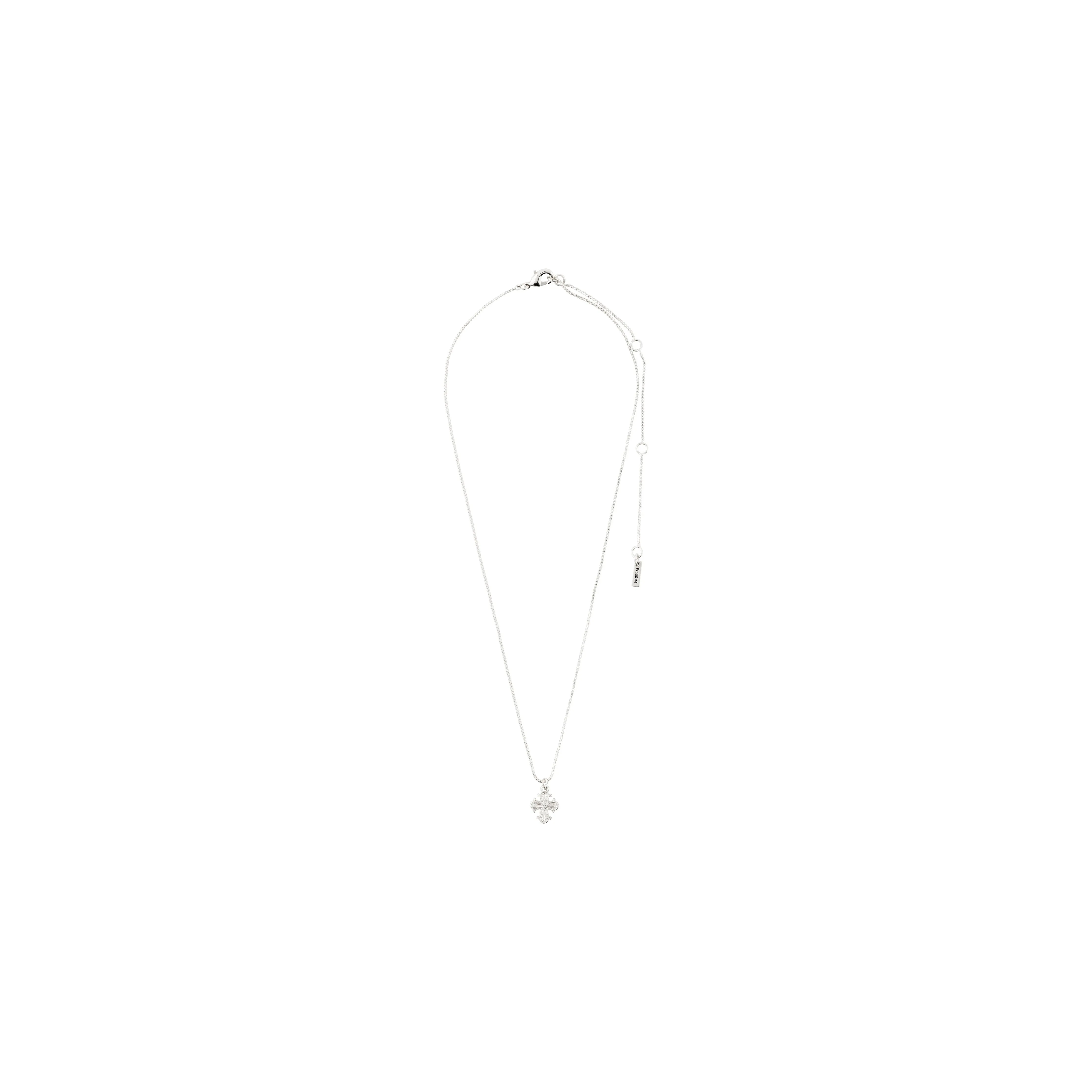 DAGMAR recycled mini pendant necklace silver-plated