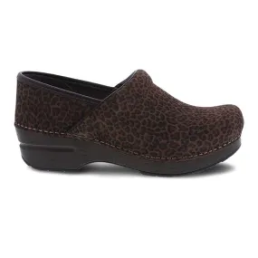 Dansko Professional Clog - Mini Leopard Suede