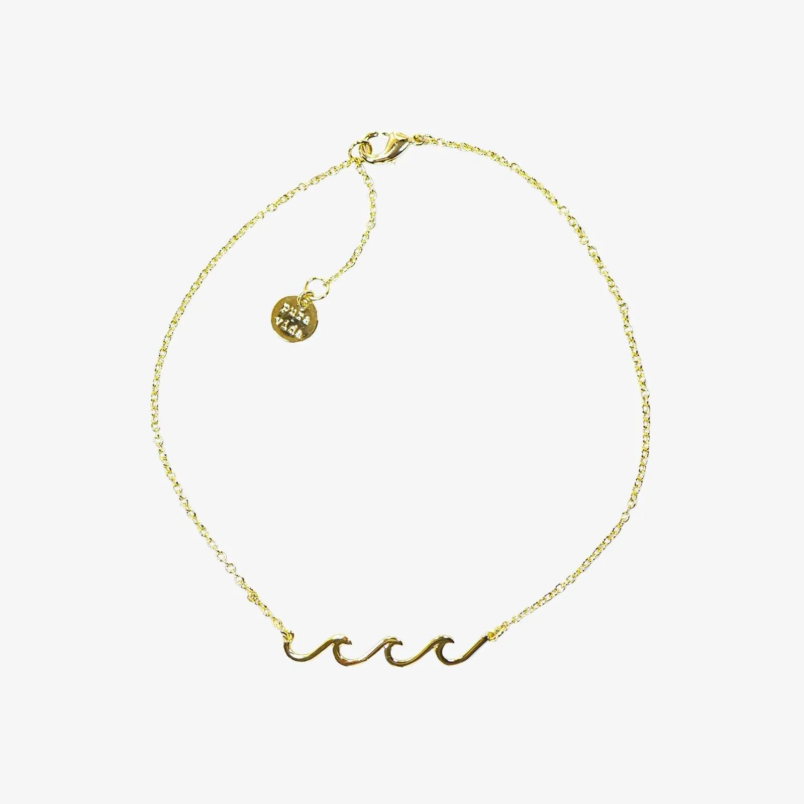 Delicate Wave Anklet