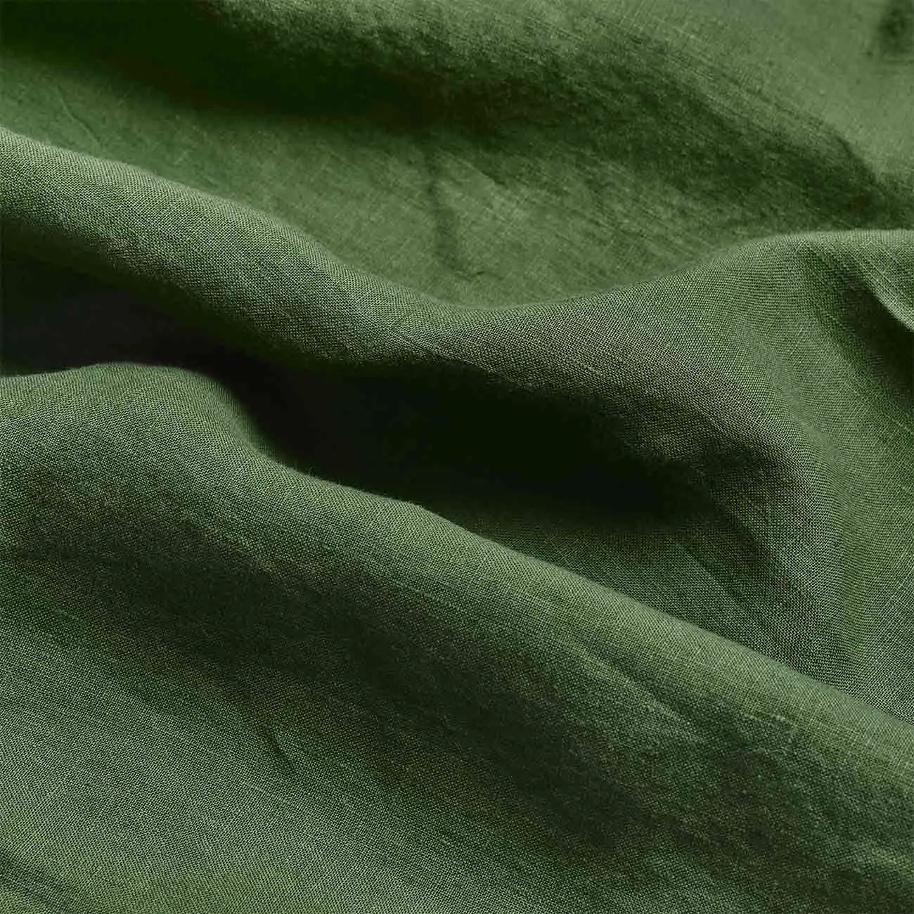 Forest Green 100% Linen Pillowcases (Pair)