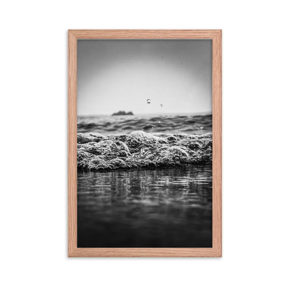 Framed photo paper poster