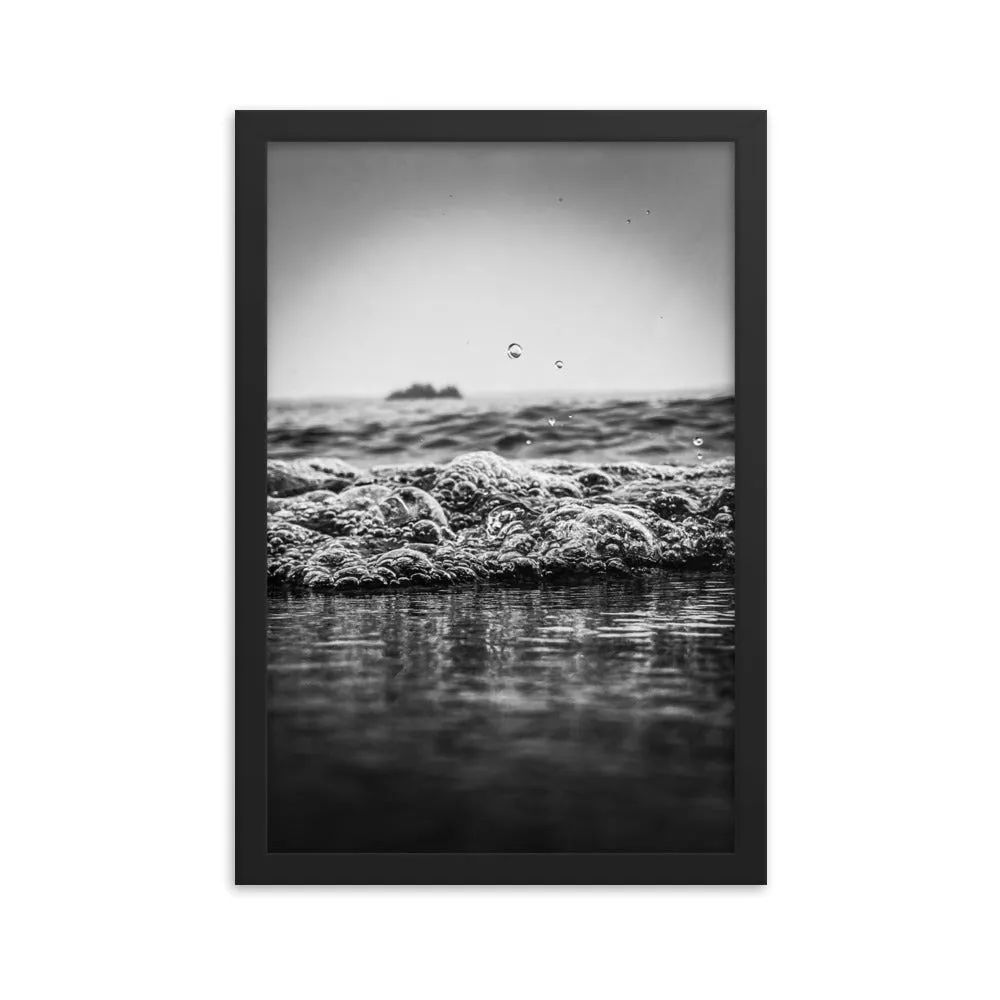 Framed photo paper poster