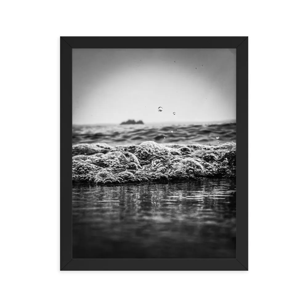 Framed photo paper poster