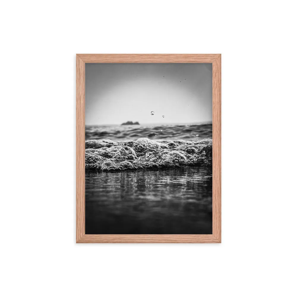 Framed photo paper poster