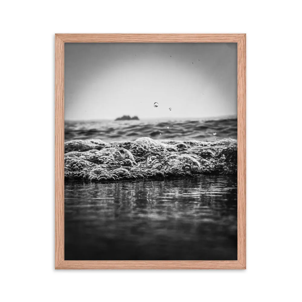 Framed photo paper poster