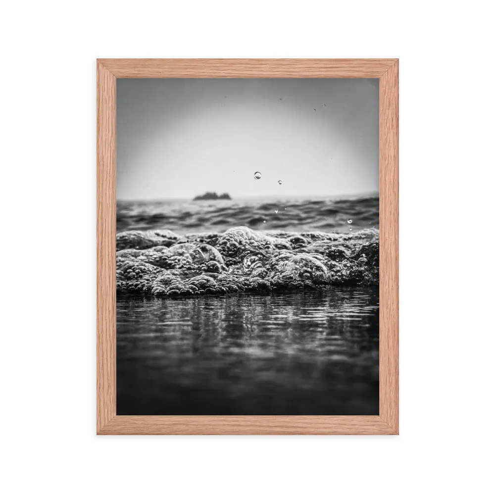 Framed photo paper poster