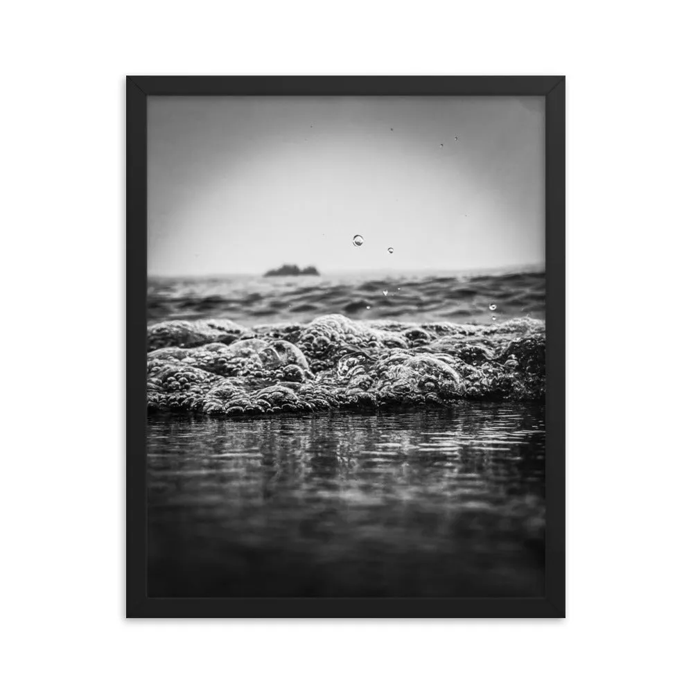 Framed photo paper poster