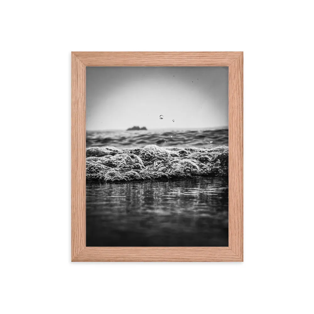 Framed photo paper poster