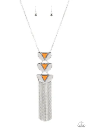 Gallery Expo - Orange Necklace