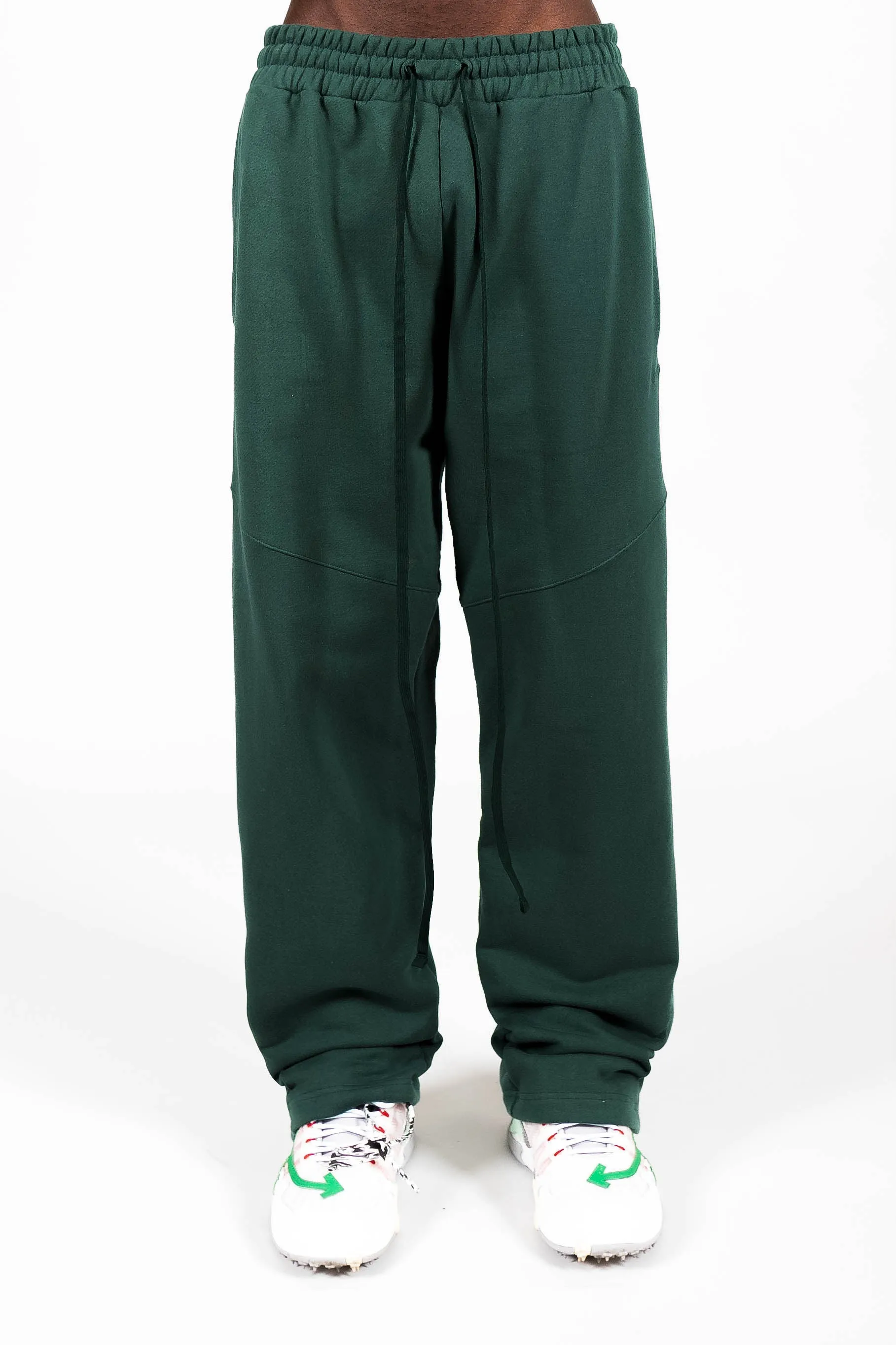 HUNTER GREEN SNAP BUTTON JOGGER