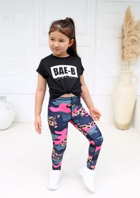 Junior Leopard Camo Legging