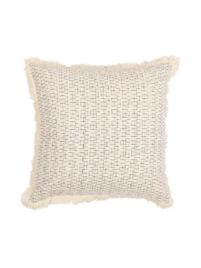 Kattari Ikat Pillow Cover With Fringe