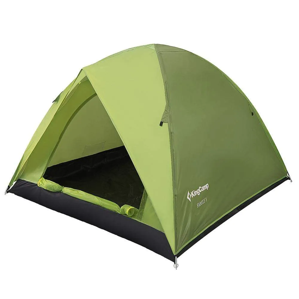 KingCamp Family 3 Roomy Outdoor Camping Tent