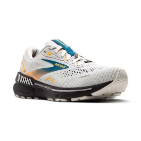 Mens Brooks Running Adrenaline GTS 23 GTX in Oyster Mushroom/Orange/Blue