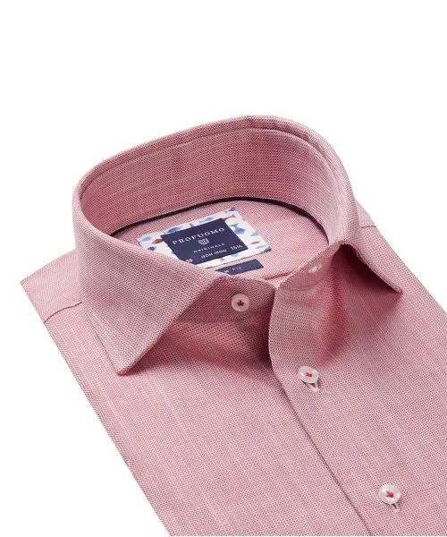 PROFUOMO / RED DOBBY SHIRT