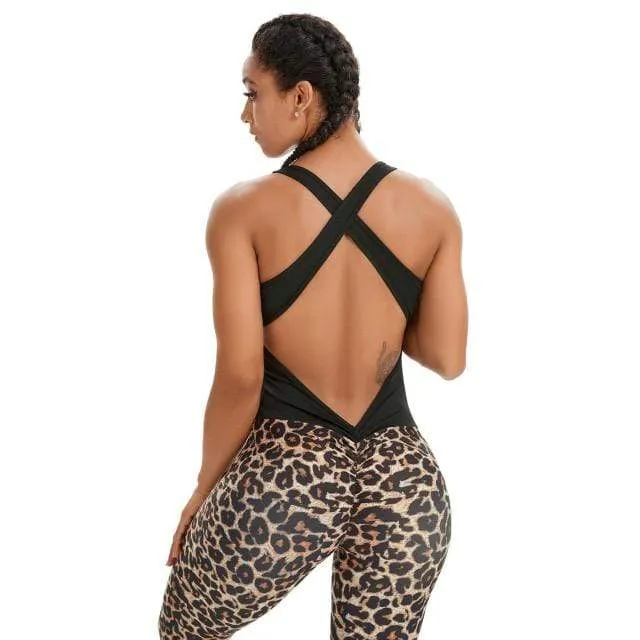 Prowl One Piece Sleeveless Fitness Jumpsuit