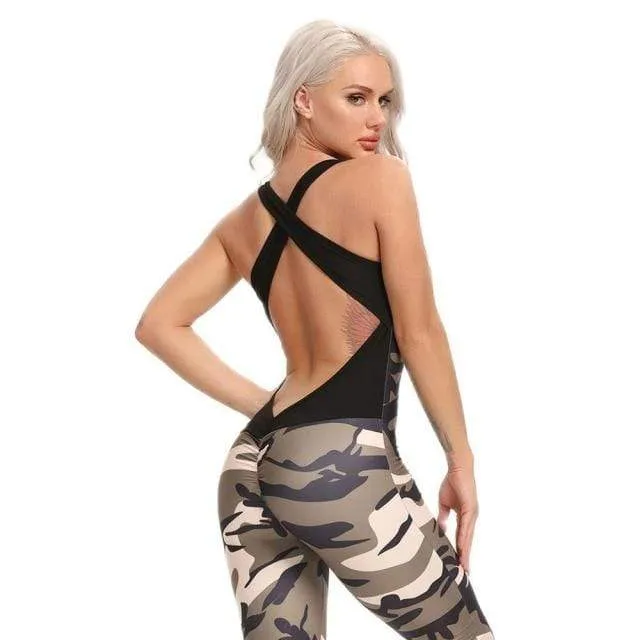 Prowl One Piece Sleeveless Fitness Jumpsuit